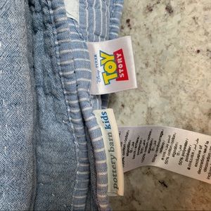 Toy story pottery barn sheets
